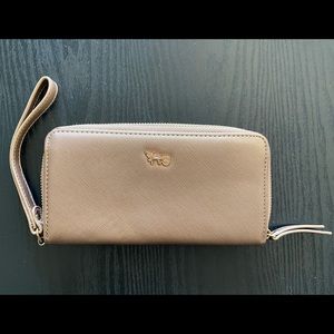 Gold wallet/ wristlet